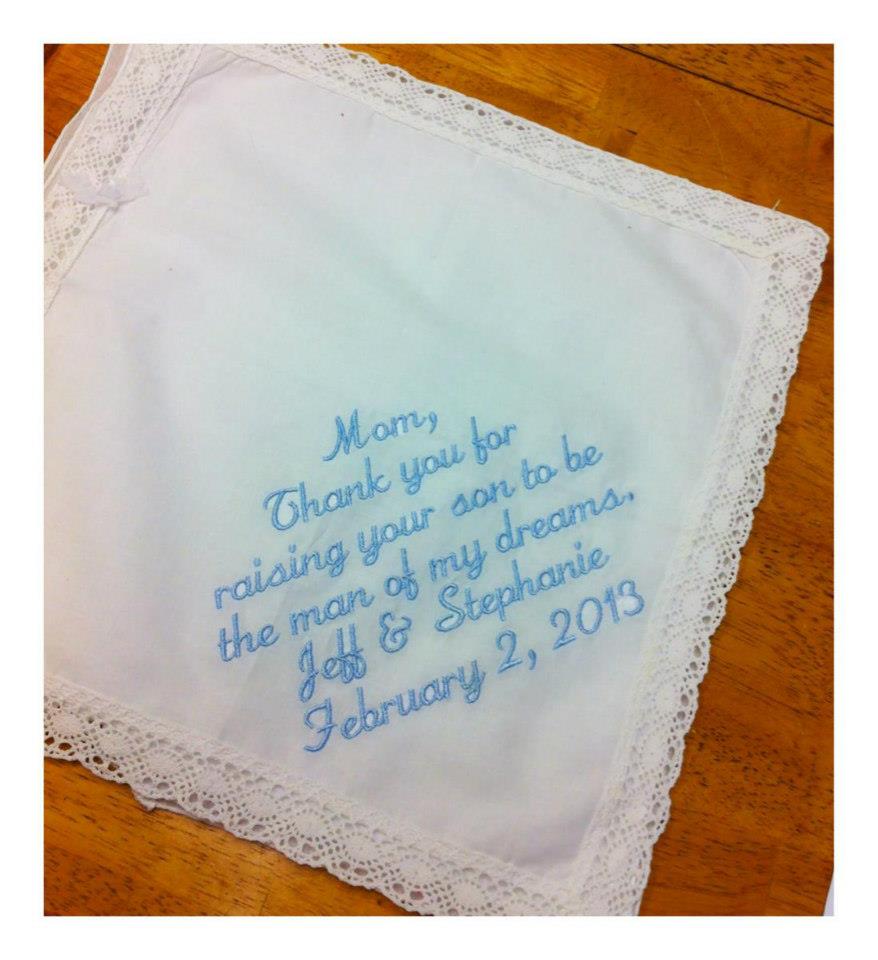 Something Blue Wedding/Bridal Handkerchief