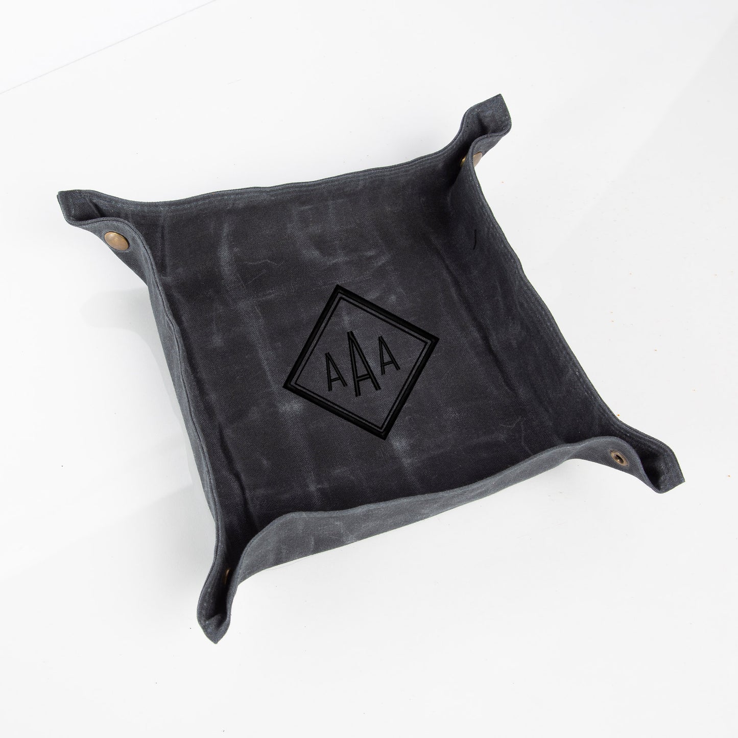 Waxed Canvas Desk Tray, small