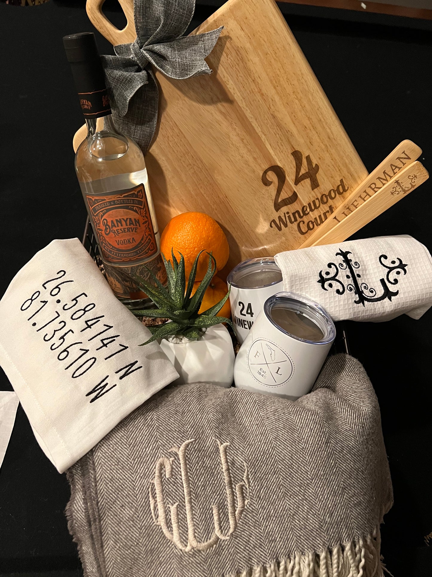 Custom Welcome Home Basket